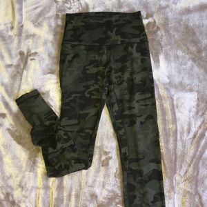 Lululemon align green camo leggings